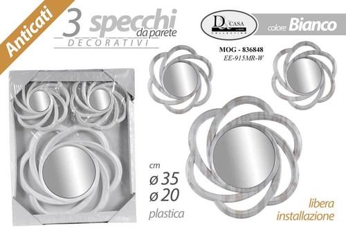 Set specchi parete - 3,