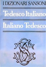 TEDESCO-ITALIANO ITALIANO-TEDESCO  MACCHI VLADIMIRO SANSONI 1986
