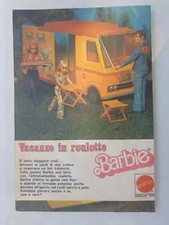 PUBBLICITA' ADVERTISING BARBIE : VACANZE IN ROULOTTE