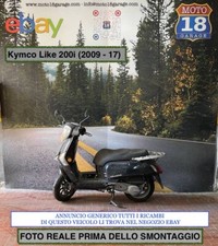 Sono Disponibili Ricambi scooter usati Kymco Like 125 200 i 2009  2017