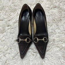 Gucci Horsebit Suede Mules US