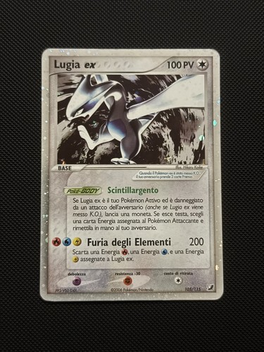 Pokemon lugia 105 - ex,