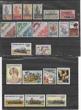 24 timbres colonie Gabon Tchad