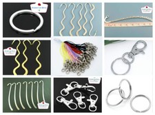 Basi Portachiavi Cordini Lacci Cellulare e Segnalibro argentati bronzo oro (R19)