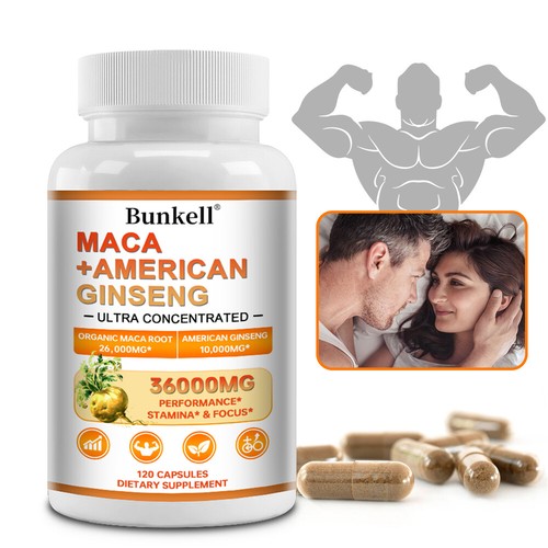 Maca ginsen americano per - +,