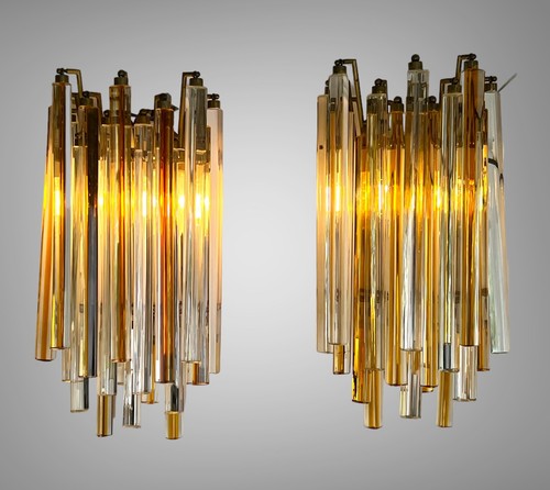 Paire appliques cristal - paire, en