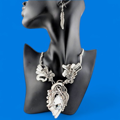 Collana bavaglino floreale - bavaglino,