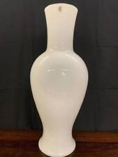 Grande vaso bianco lattimo