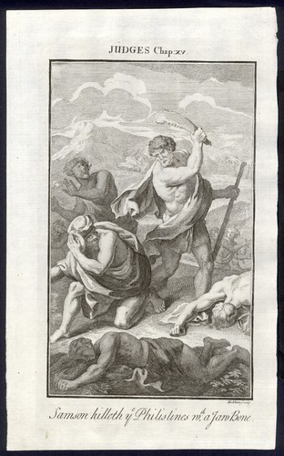 Sansone uccide filistei - uccide,