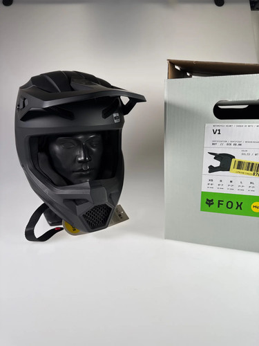 Casco motocross fox solid - v1,