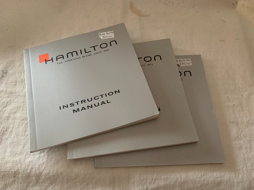Hamilton instruction manual - hamilton,