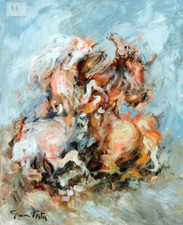 Quadro cavalli gianni testa - quadro, "cavalli"