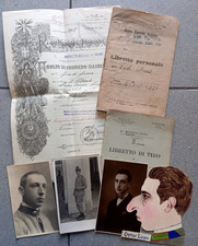 LOTTO DOCUMENTI MILITARE REGIO