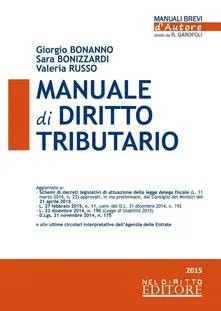 Manuale diritto tributario - diritto,