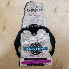 Girvin Rock Ring Protezione Catena Nero NOS 94BCD RR120B Vintage anni 90 MTB