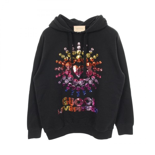Felpa con cappuccio gucci love - felpa,