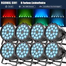 8x 270W 18 LED Wash Par