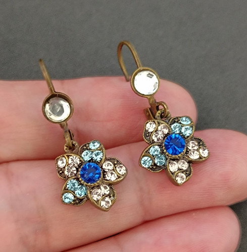 Orecchini michal negrin blu - orecchini,
