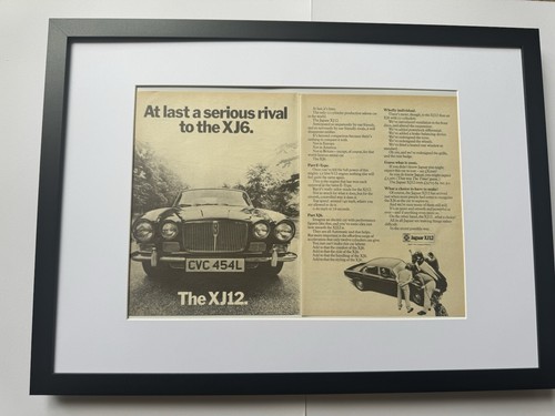 Framed 1972 jaguar - 1972, v12