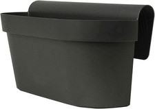 EURO 3 PLAST Cassetta Up in Polipropilene con Riserva, Colore Antracite, Cm 50