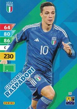 Esselunga, Azzurri Adrenalyn XL 2024: card 35 Giacomo Raspadori (Italia)