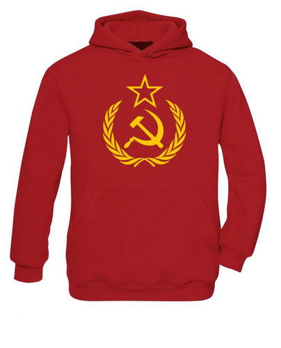 Cccp lenin felpa - lenin, cappuccio
