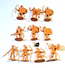 10 Soldatini Atlantic Fanteria Greca mondo antico scala 1:32 #FG1