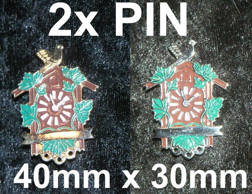 Pin orologio cucù - 2x,