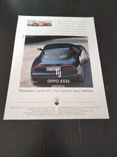 MASERATI 3200 GT 370 CAVALLI AUTO SPORT 1999 AD PUBBLICITA