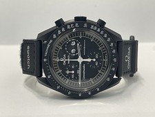 OMEGA X SWATCH MISSION TO THE MOONPHASE SCONTRINATO NUOVO MAI INDOSSATO - BLACK