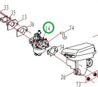 Carburatore per motore ducar - motore,