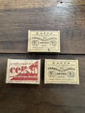 3 Scatole Fiammiferi Vintage