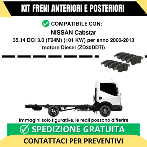 Pastiglie freno ant - +, post