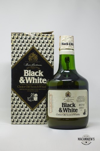 Scotch whisky black white - whisky, &