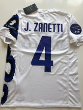 Maglia trasferta Inter Milan 2010-2011 J.Zanetti taglia S M L XL 2XL