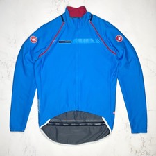 Castelli Giacca Antivento Ciclismo Uomo Maglia Gabba Blu Taglia XL
