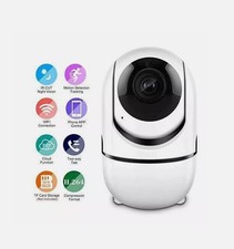 Telecamera Sorveglianza WiFi IP Wireless Interno HD Visione Notturna Camera