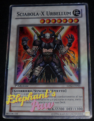 Yugioh sciabola x urbellum - sciabola,