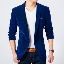 Giacca blazer uomo velluto un