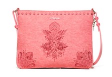 Desigual Bols Soft Mehndi Molina Bubblegum, borsa da donna borsa a tracolla crossbody