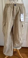 Zara Cargo Pants in Beige Size