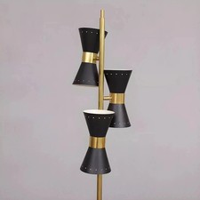 Lampada da terra in ottone