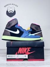 Taglia 11 - Nike Air Jordan 1 Retro High Tokyo Bio Hack Nero (555088-201) Nuove DS