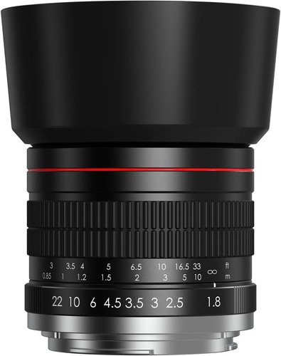 85mm portrait lens - 85mm, f1.8