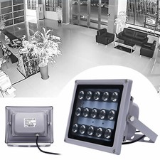 Faro infrarossi 15 LED illuminazione IR DC 12V visione notturna luce 45° per CCTV