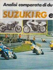 advertising Pubblicità COMPARATIVA MOTO SUZUKI RG/YAMAHA TZ 500 '80-MOTOSPORT 