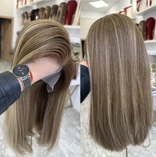 Parrucca capelli umani davanti
