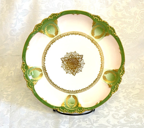 Antico piatto porcellana - antico, 9"