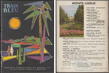 DEPLIANT LIBRETTO TRAIN BLEU -