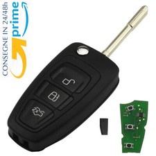 ✅Telecomando Chiave PER Ford 3t COMPLETO di Chip scheda elettronica lama chiodo